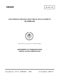 Southwest Region Spectrum Management Handbook