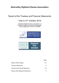 Trustees' Report 2019 15Jan20