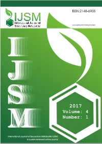 Volume: 4 Number: 1 Int