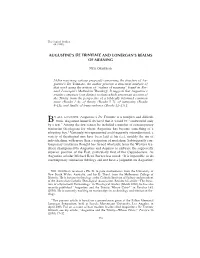 Augustine's "De Trinitate"