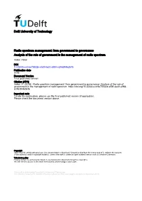 Delft University of Technology Radio Spectrum Management