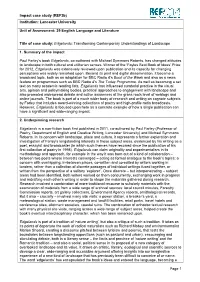 Impact Case Study (Ref3b) Institution: Lancaster University