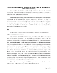 Page 1 of 11 MINUTES of the INTER