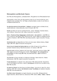 Retrospektive Und Berlinale Classics