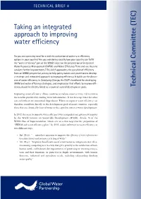 Taking an Integrated Approach to Improving Water Efficiency