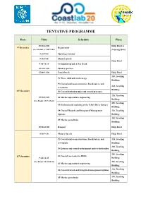 Tentative Programme