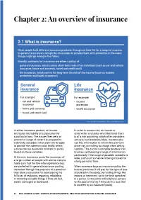 Chapter 2: an Overview of Insurance(PDF 240Kb)