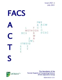Current Issue of FACS FACTS