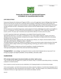 Statement of Volunteer Expectations (PDF)