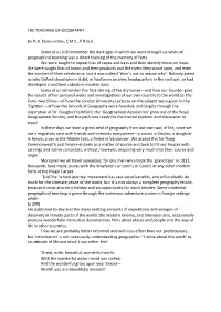 THE TEACHING of GEOGRAPHY by R. A. PENNETHORNE, C.M.C., F.R.G.S