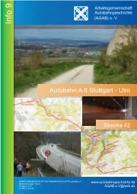 A 8 Stuttgart - Ulm