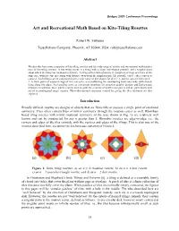 Art and Recreational Math Based on Kite-Tiling Rosettes