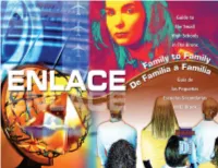 ENLACE – Family to Family Guide to the Small High Schools in the Bronx