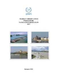 Market Observation for Danube Navigation Results in 2017
