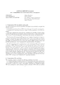 ANNUAL REPORT 2018-2019 1. Commission D1 Description And
