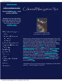 Celestial Navigation Net