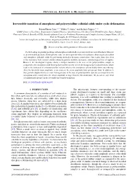 Irreversible Transition of Amorphous and Polycrystalline Colloidal Solids Under Cyclic Deformation