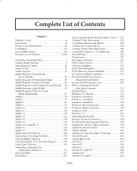 Complete List of Contents