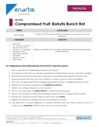Compromised Fruit: Botrytis Bunch Rot