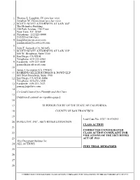 Consolidated Class Action Complaint