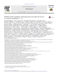 ENIGMA and the Individual: Predicting Factors That Affect the Brain in 35 Countries Worldwide☆,☆☆,★