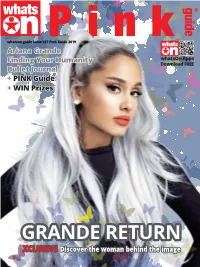 GRANDE RETURN XCLUSIVE Discover the Woman Behind the Image “INSTI: for Instant Peace of Mind.”