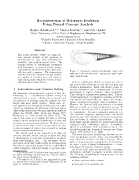 Reconstruction of Belemnite Evolution Using Formal Concept Analysis