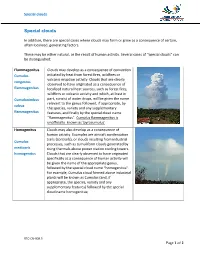 Special Clouds