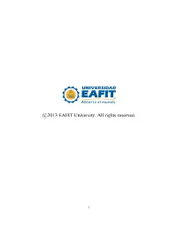 C 2013 EAFIT University. All Rights Reserved