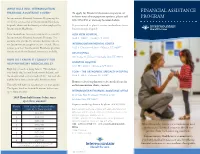 Financial Assistance Program