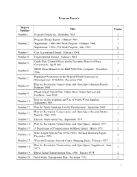 List of Technical Papers
