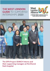 The West London Guide to Supported Internships 2020