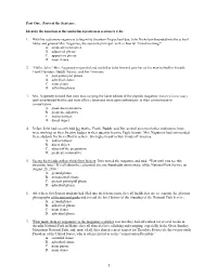1 Part One. Parts of the Sentence. Identify the Function of The