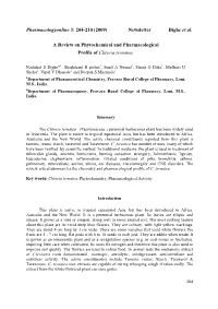 (2009) Newsletter Dighe Et Al. a Review on Phytochemical And