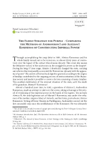 Comparing the Methods of Andronikos I and Alexios I Komnenos of Constructing Imperial Power*