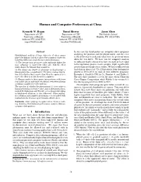 Distributional Differences Between Human and Computer Play at Chess