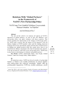 “Global Partners” in the Framework of NATO's New Partnership Policy