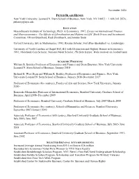 View Peter's Full Cv