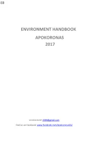 Environment Handbook Apokoronas 2017