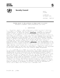 Security Council Distr
