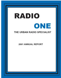 2001 Annual Report