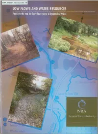 Low Flows and Water Resources