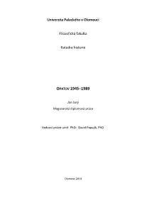 Opatov 1945–1989
