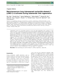 Retrotransposon Long Interspersed Nucleotide Element1 (LINE1) Is