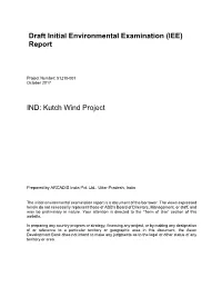(IEE) Report IND: Kutch Wind Project