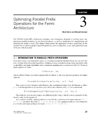 Optimizing Parallel Prefix Operations for the Fermi Architecture