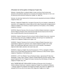 Recognizing Indigenous People's