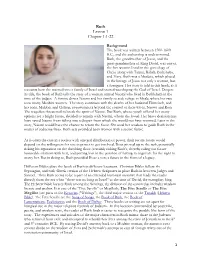Ruth Lesson 1 Chapter 1:1-22
