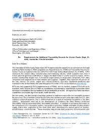 Submitted Electronically Via Regulations.Gov February 22, 2021