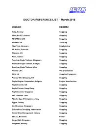 Doctor Portable Reference March 2015